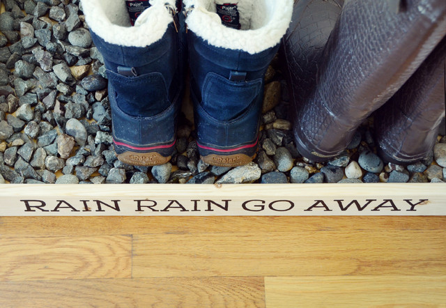 Diy Corral Your Boots With This Handy Entryway Tray