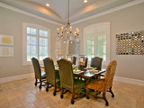 Transitional Dining Room by Atwood Custom Homes
