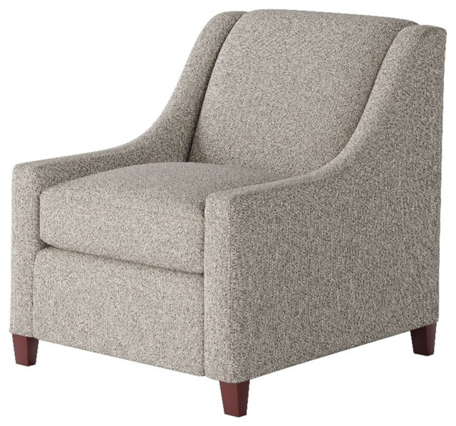 Southern Home Furnishings Basic Berber Fabric Accent Chair in Gray