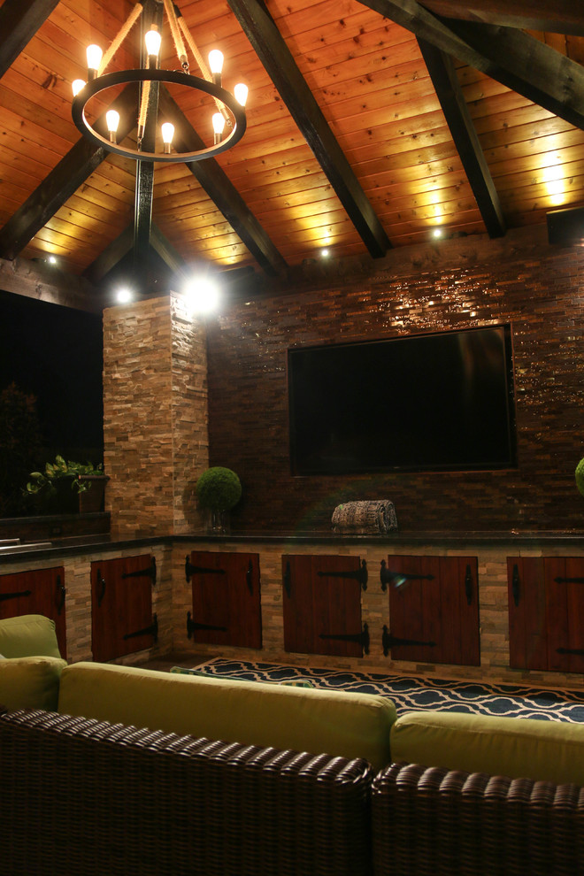 Home design - transitional home design idea in Houston