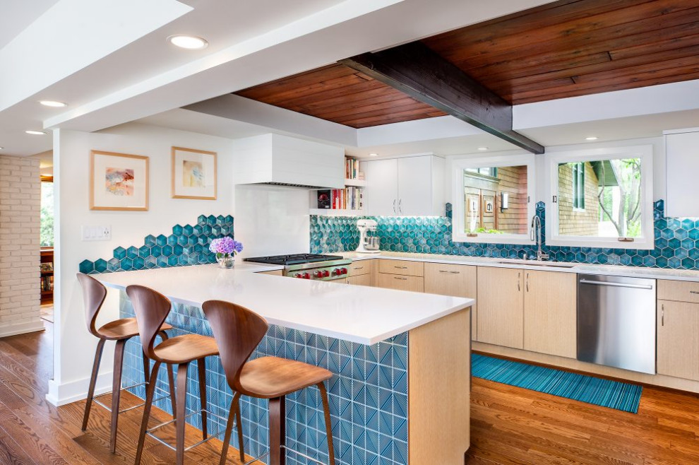 Home design - eclectic home design idea in Boston