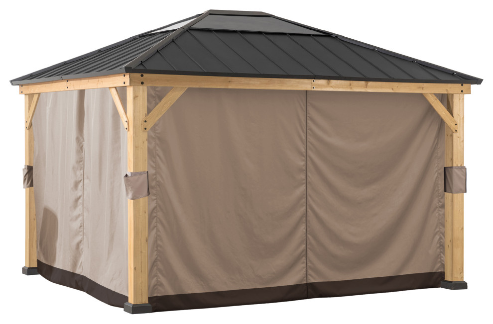 Sunjoy Universal Curtains and Mosquito Netting for 11'x13' Gazebos