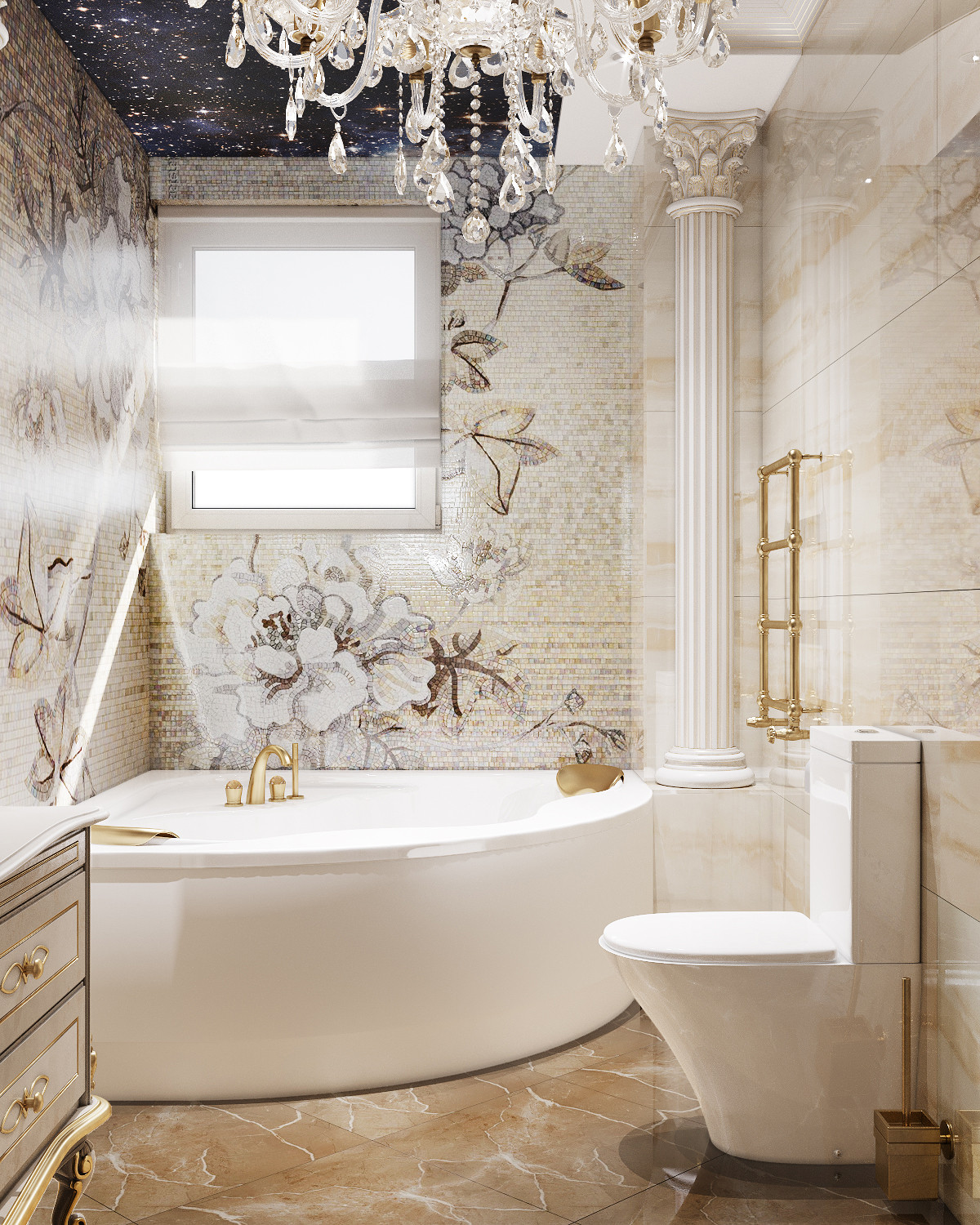 Дизайн интерьера загородного дома в классическом стиле