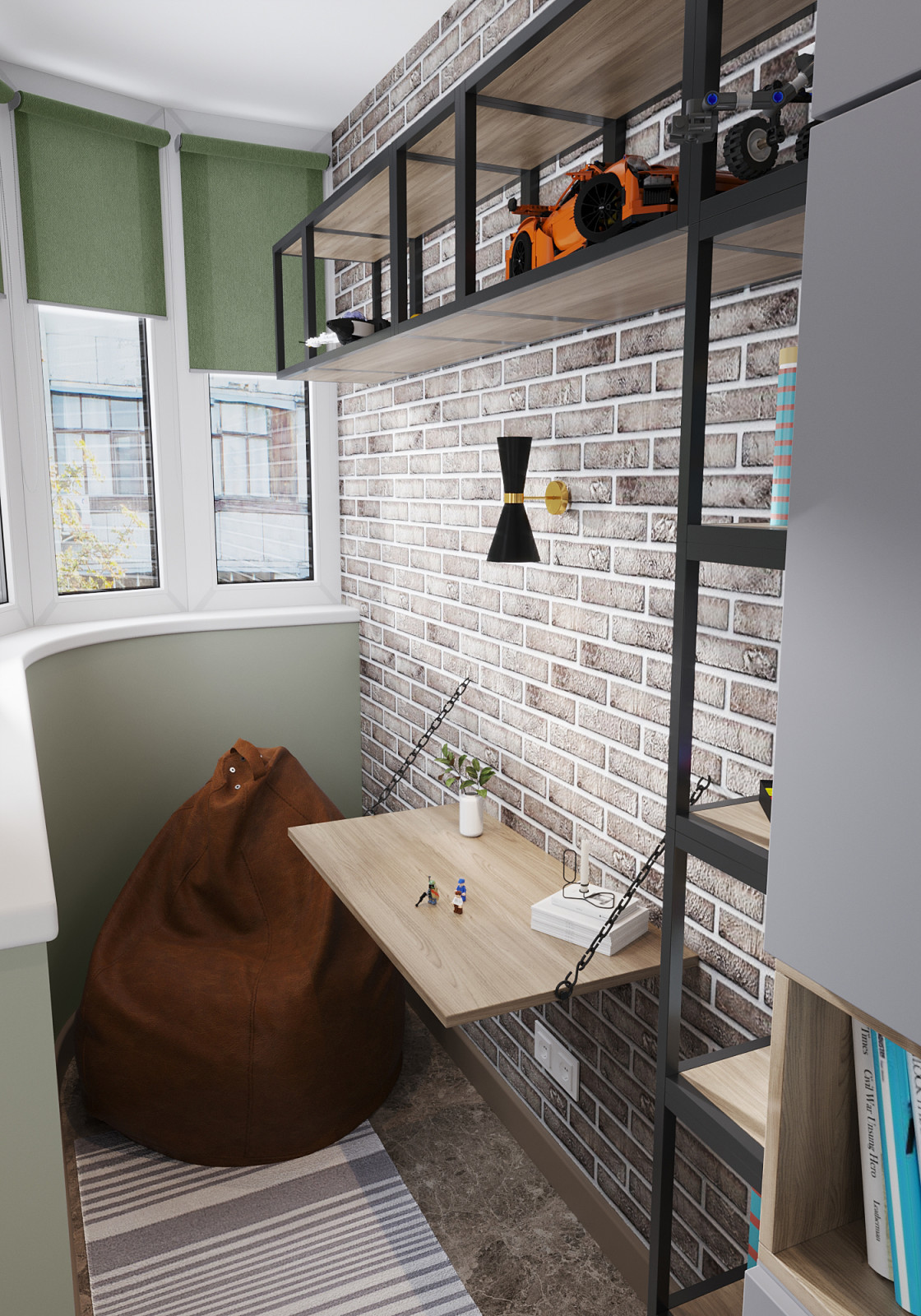 Квартира на Перервинском бульваре (85,25 м2) - СПОНТАННОСТЬ