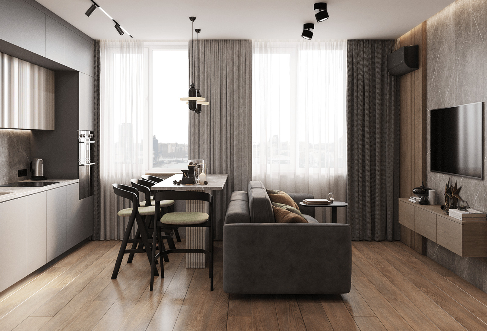 Студия в стиле Лофт