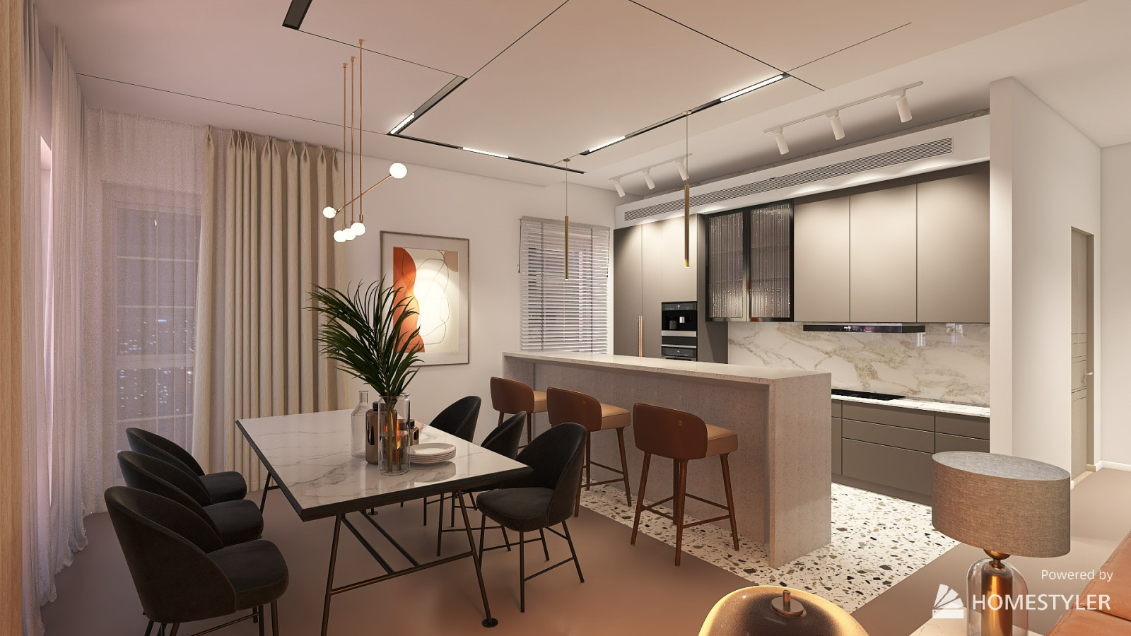 Проект выпускницы Geometrium School, визуализатора Марины Гладских