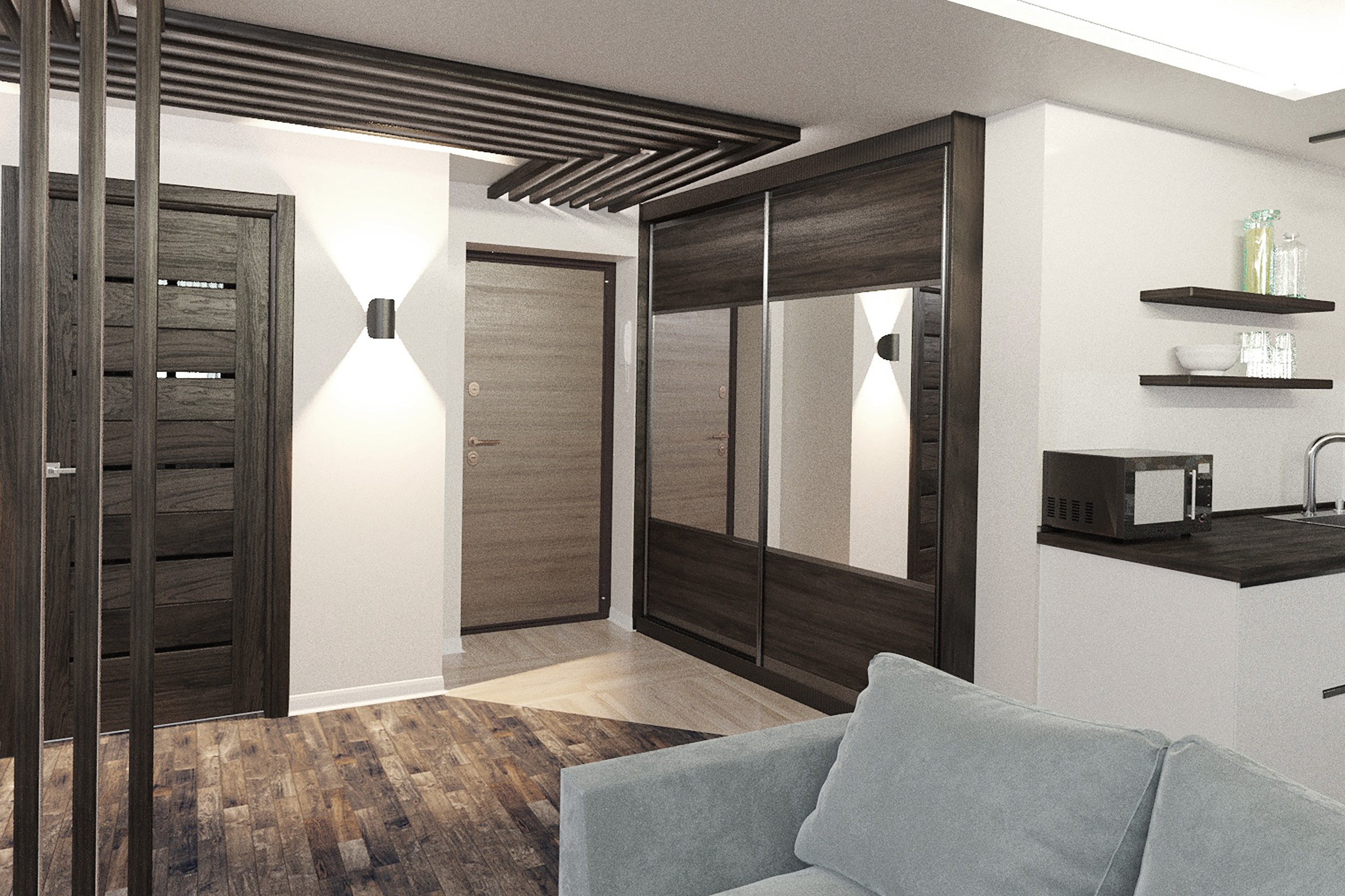 Кухня гостиная на Краснолесья