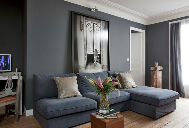 R&eacute;novation et d&eacute;coration contemporary-vardagsrum