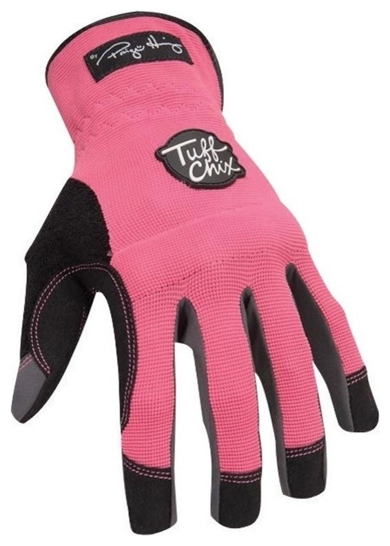 Ironclad Women's Tuff Chix Work Gloves, Pink, Small