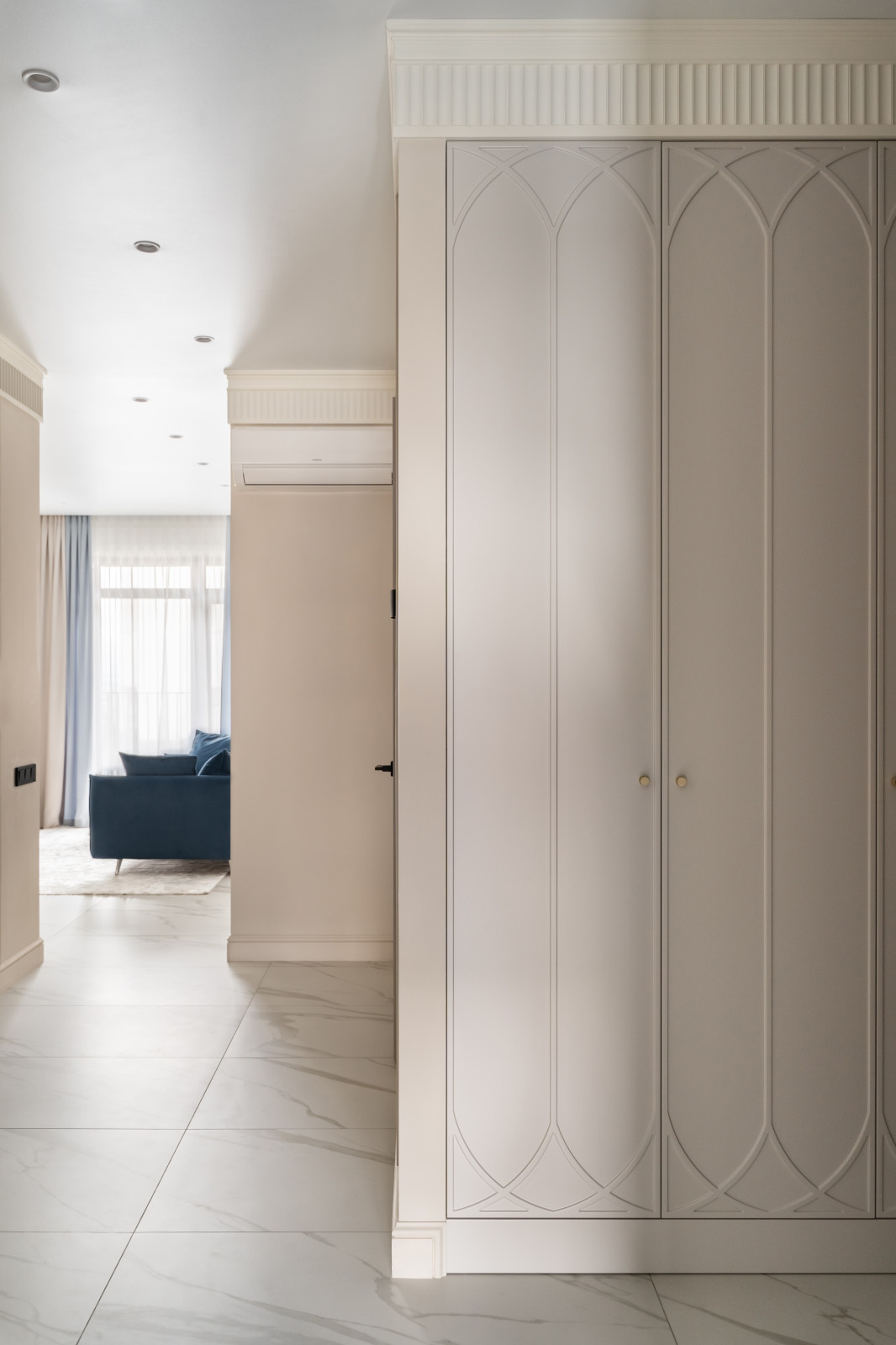 Полная меблировка квартиры в ЖК "Дом на Ярославской" дизайнер Елена Мархаюк