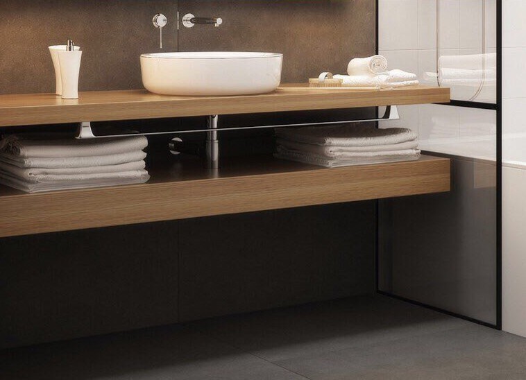 Меблировка ванной комнаты на заказ