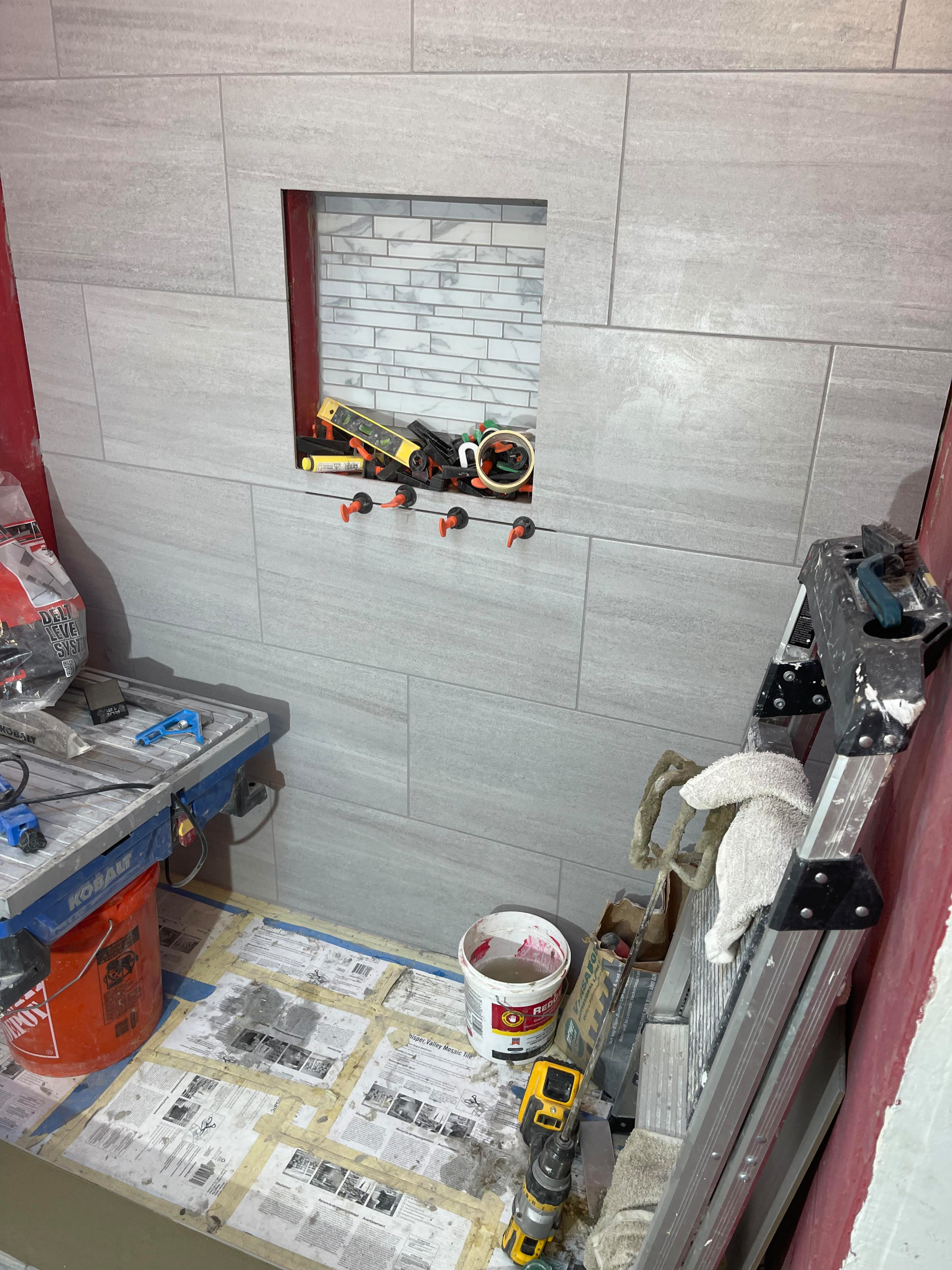 Shower Tile Installation