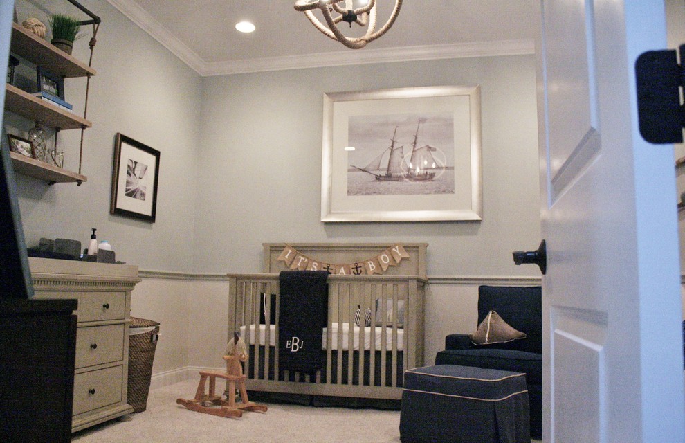 Inspiration for a timeless nursery remodel in Tampa