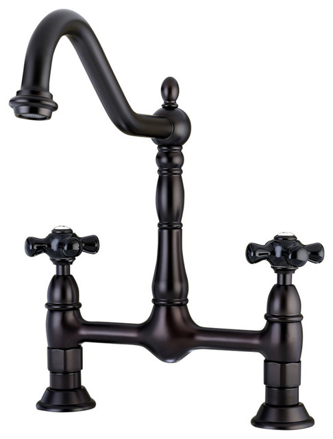 8 Centerset Kitchen Faucet Less Sprayer Oil Rubbed Bronze