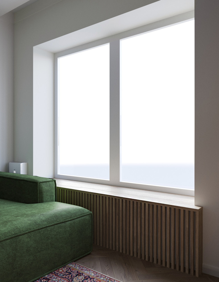 Яркие акценты и универсальная детская: интерьер для молодой семьи с дочкой