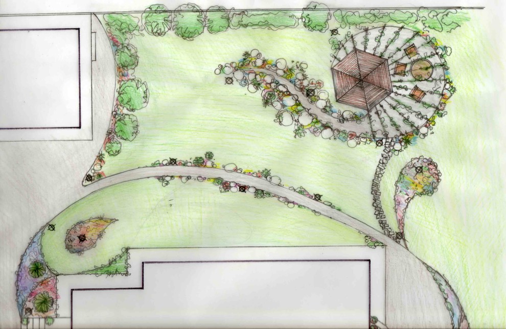 Эскиз сада