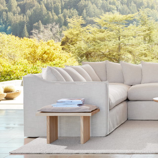 The Reyes Stool in Natural Ash with Fawn Nubuck Leather cushion New