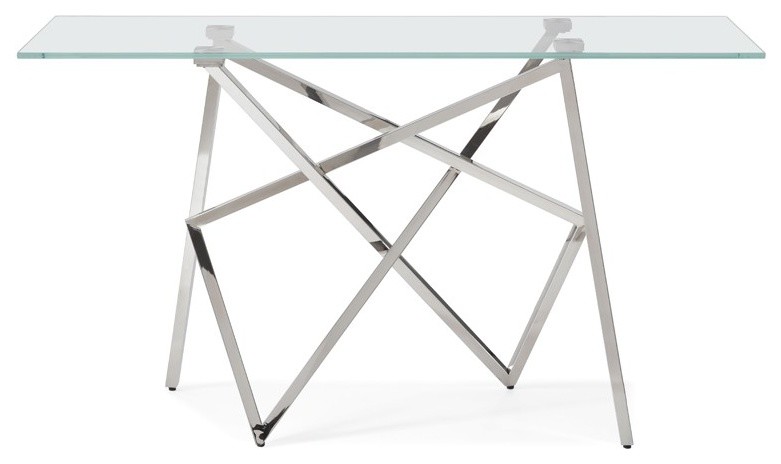 Modrest Hawkins Modern Glass And Stainless Steel Console Table Contemporary Tables By Vig Furniture Inc - Modrest Valiant Modern Glass Stainless Steel Coffee Table Modrest Hawkins Modern Glass And Stainless Steel Console Table Contemporary Tables By Vig Furniture Inc - Modrest Valiant Modern Glass Stainless Steel Coffee Table