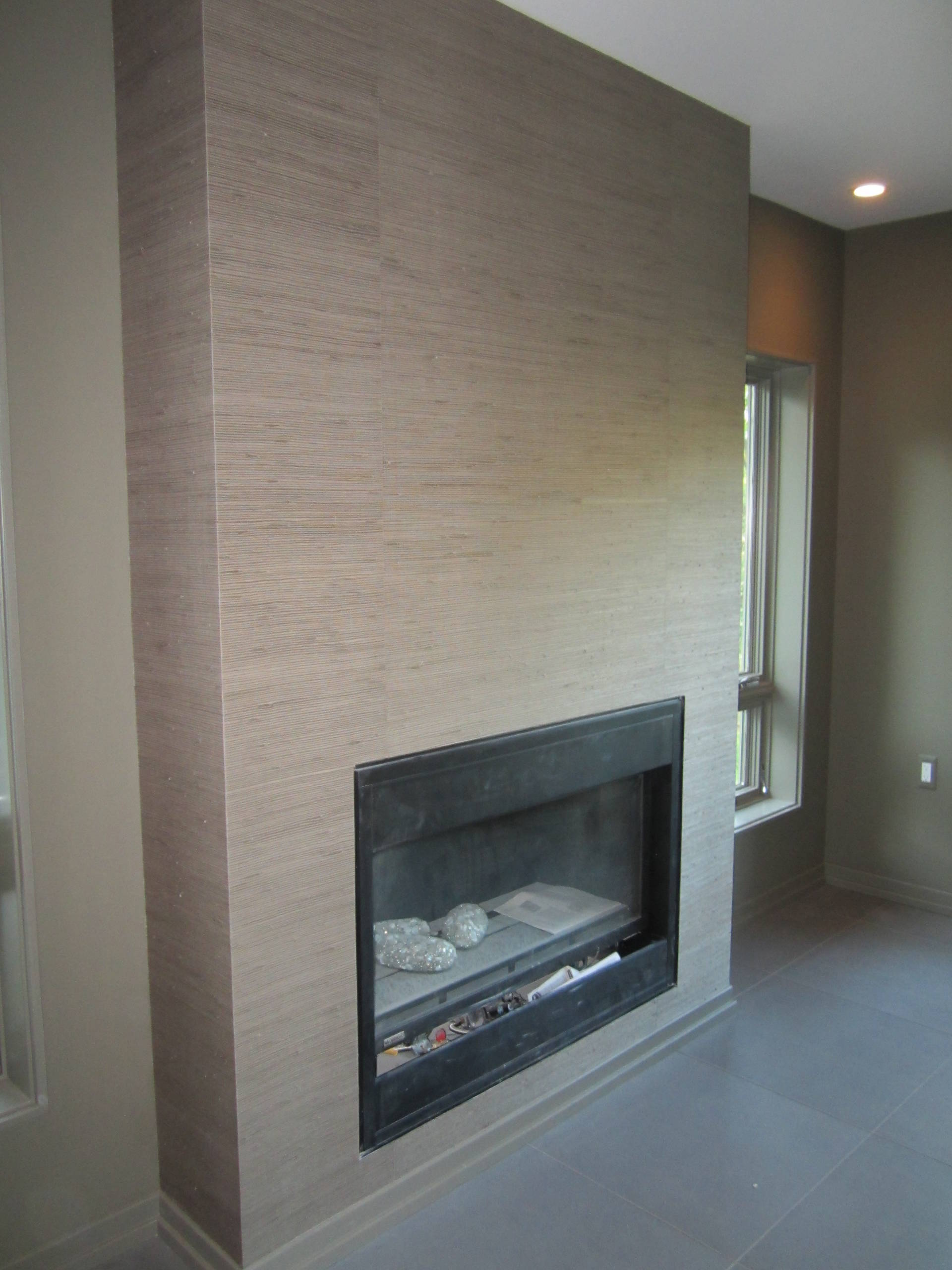 Grasscloth Installations: Dining Room, Sitting Room & Bedroom