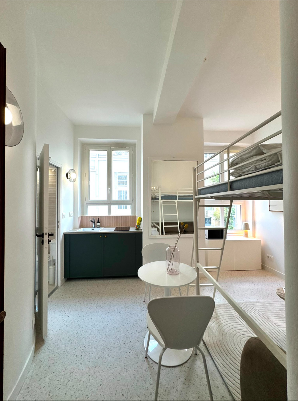 Projet Louis Blanc, rénovation d'un studio de 15m2