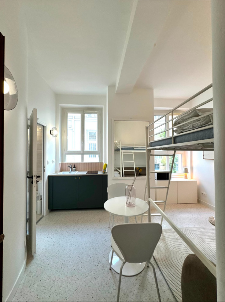Projet Louis Blanc, rénovation d'un studio de 15m2