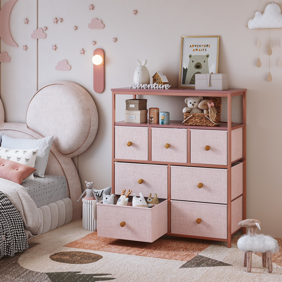 Inspiration pour une chambre d'enfant minimaliste.