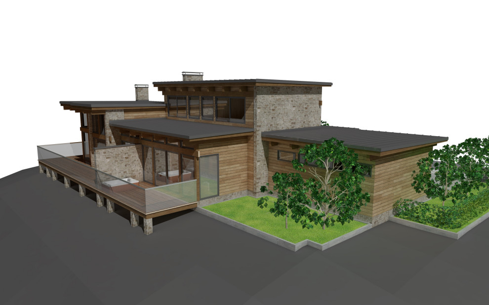 TIMBER FRAME HOUSE TF 3450