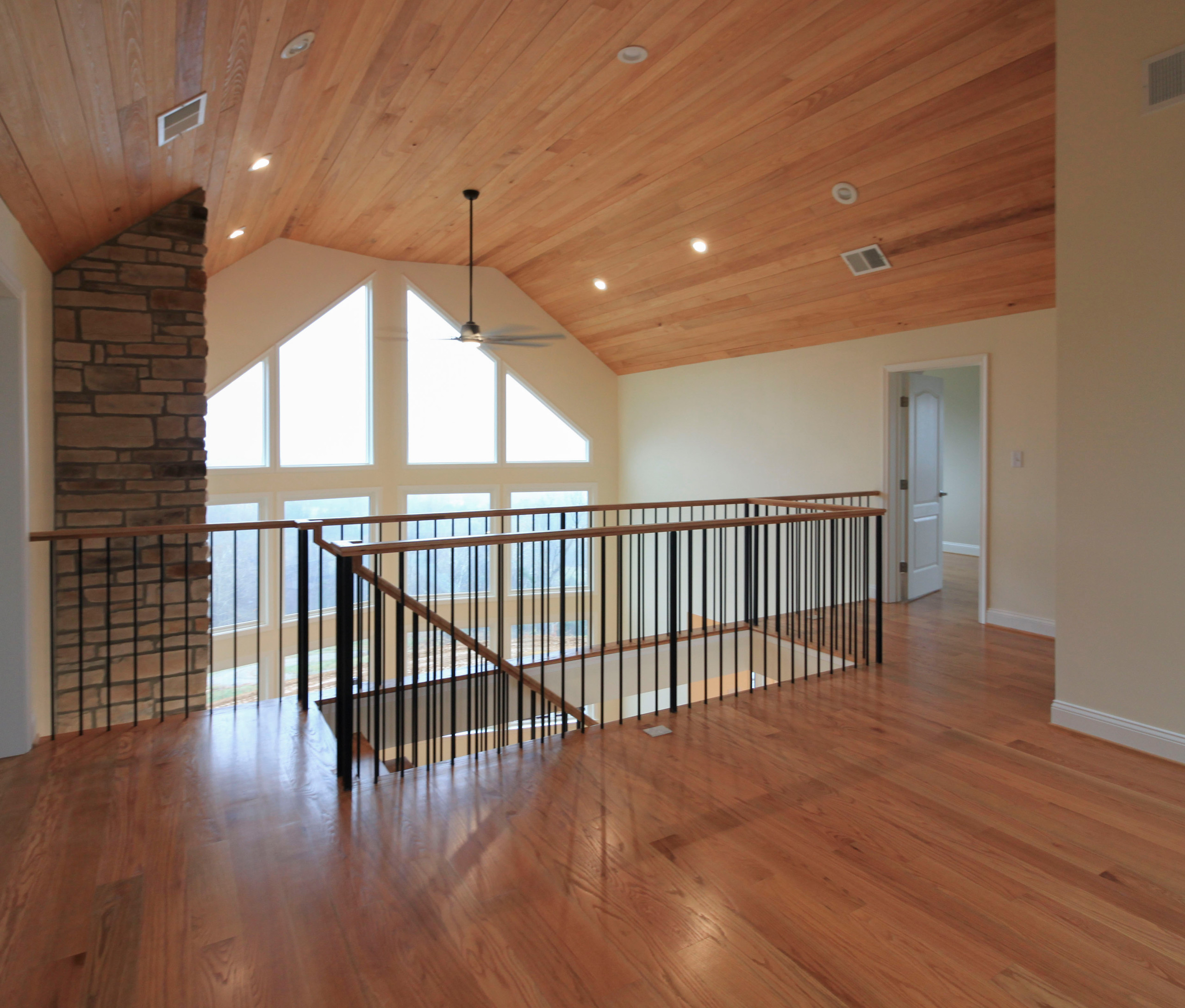 97_Airy Straight-Floating Staircase in Transitional-Mountain Home, Luray, VA 228