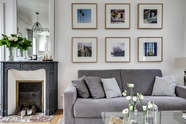 le charme parisien scandinavian-living-room