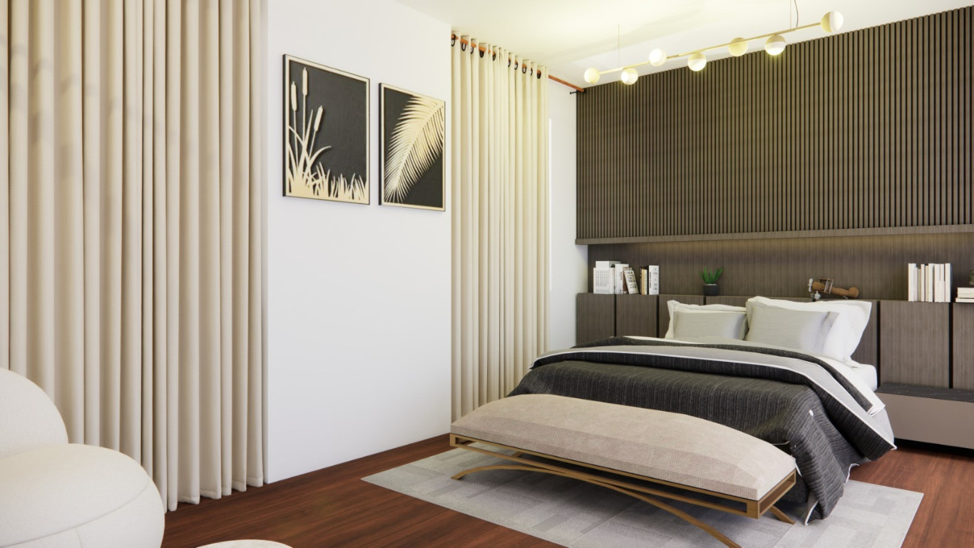 Bright Contemporary Master Suite with Luxe Touches in Great Missenden
