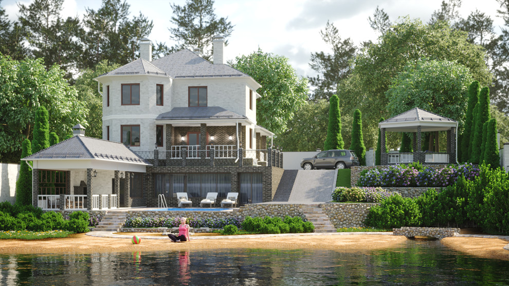 Визуализация коттеджа