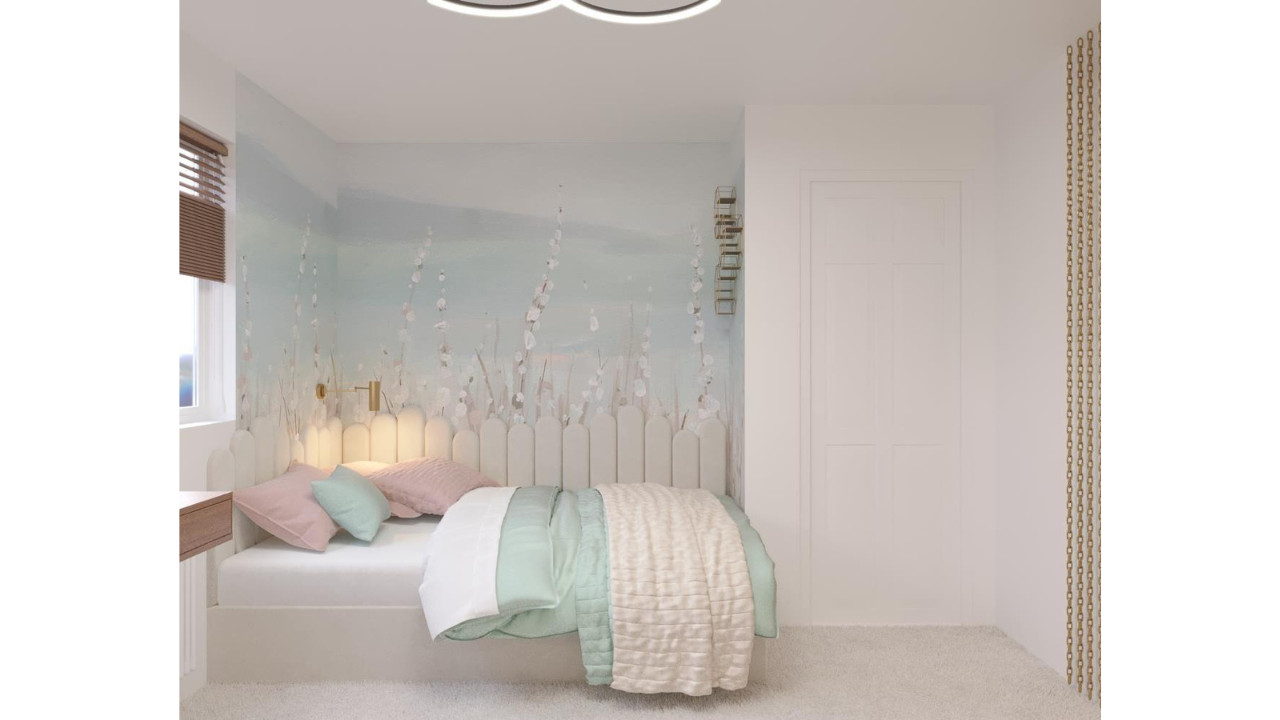 Modern Girls Bedroom Design in Ruislip