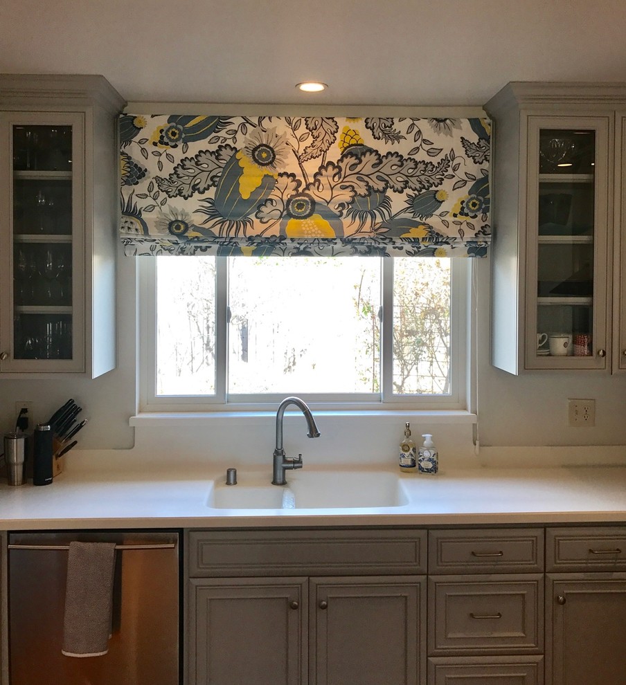 サンフランシスコのトランジショナルスタイルのおしゃれなキッチンの写真