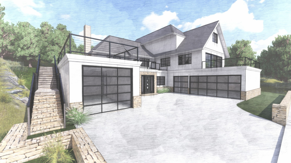 The Zvagelsky Deck and Front Remodel