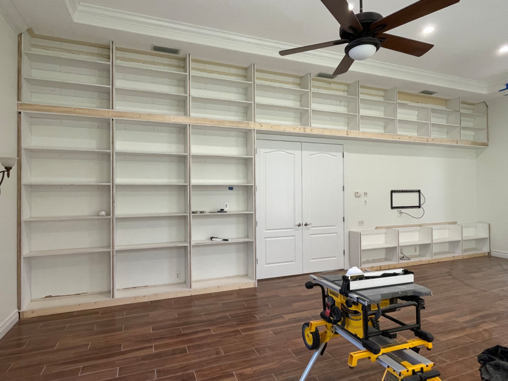 Built-In Library wall