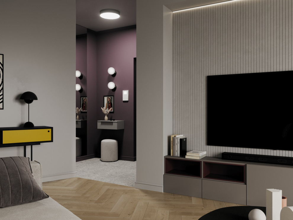 Уютный цветной интерьер