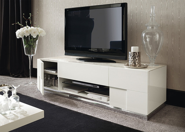 Ava Tv Stand Made In Italy Contemporary Living Room Miami El Dorado Furniture Accessories Inspiration For A Contemporary Living Room Remodel In Miami