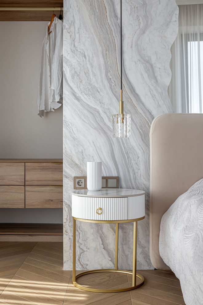 Реализованный дизайн проект четырехкомнатной квартиры 112 кв. м.