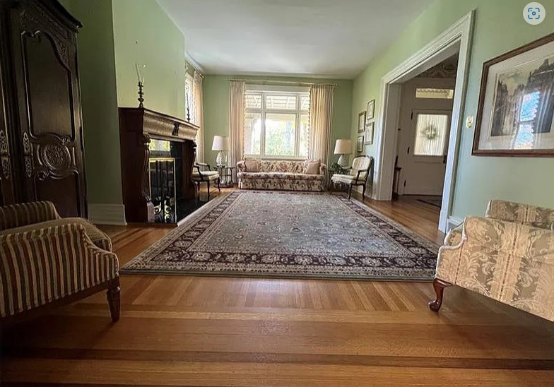 Help! How can I arrange a sofa, loveseat and TV in this Livingroom?