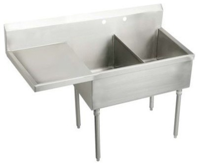 Elkay Wnsf8230l2 Weldbilt Stainless Steel Food Service Sink Fixture