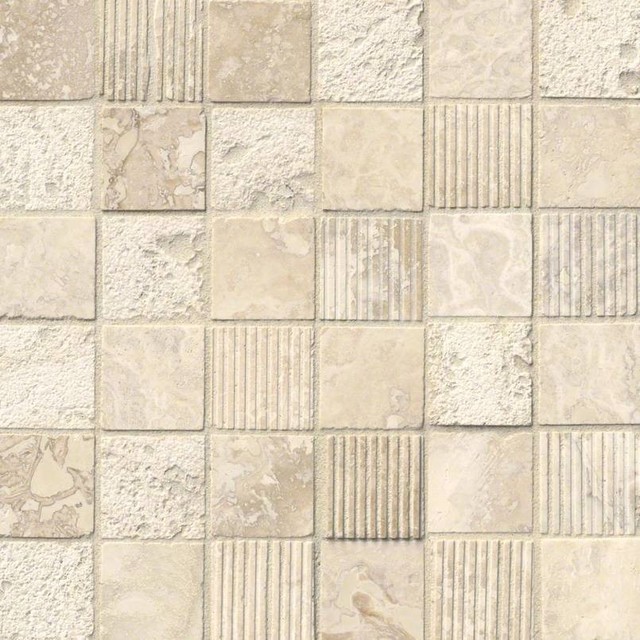 Tuscany Alabastrino 2x2 Mixed Finish Mixed Tuscany Alabastrino