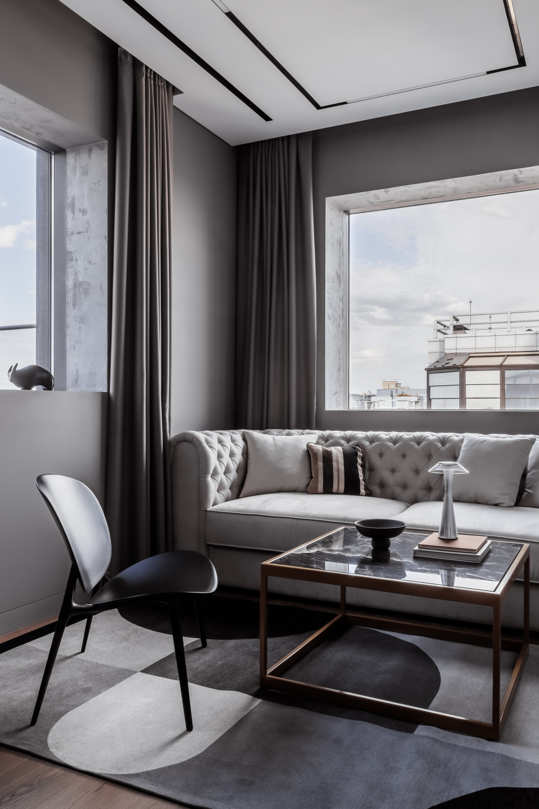 Пентхаус (современный) - кабинет