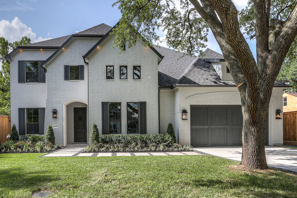Transitional exterior home photo in Houston