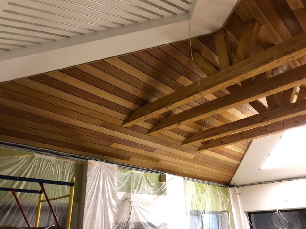 Отделка потолка в Ельдигино