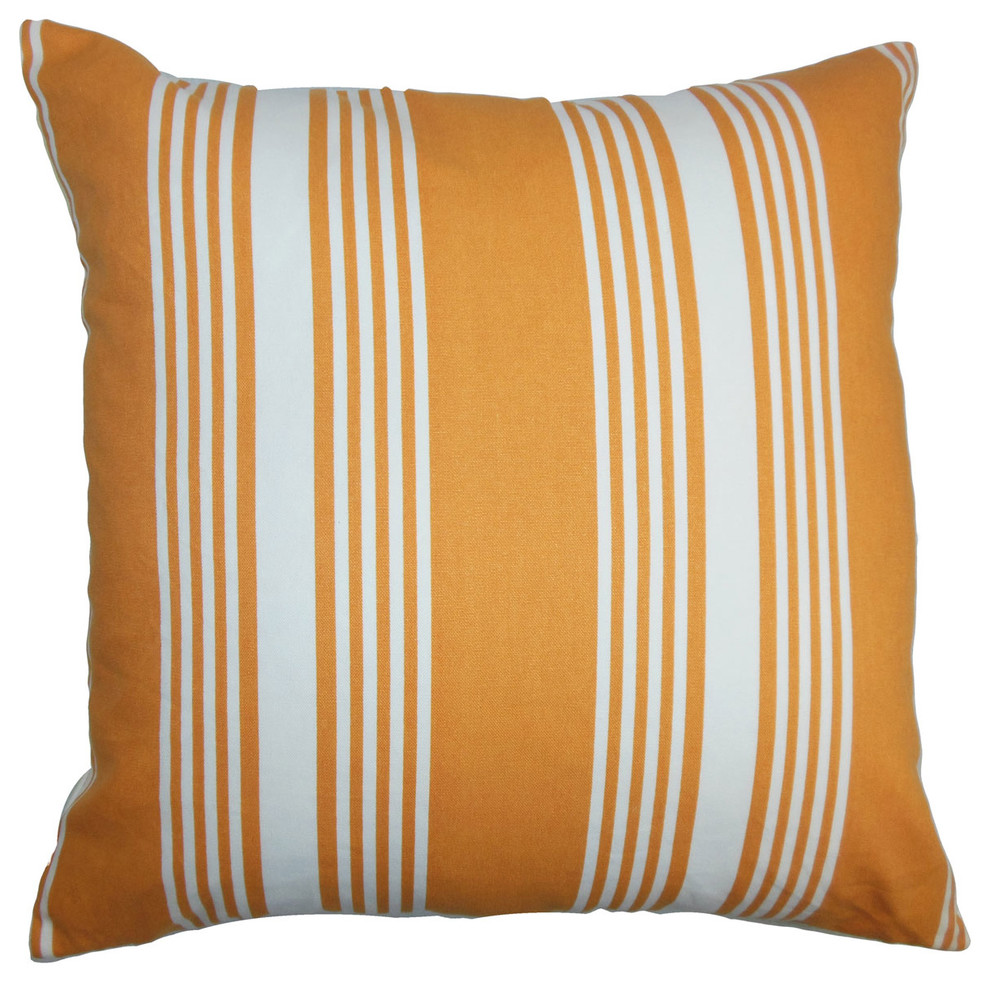The Pillow Collection Ilaam Stripes Bedding Sham Blue King//20 x 36