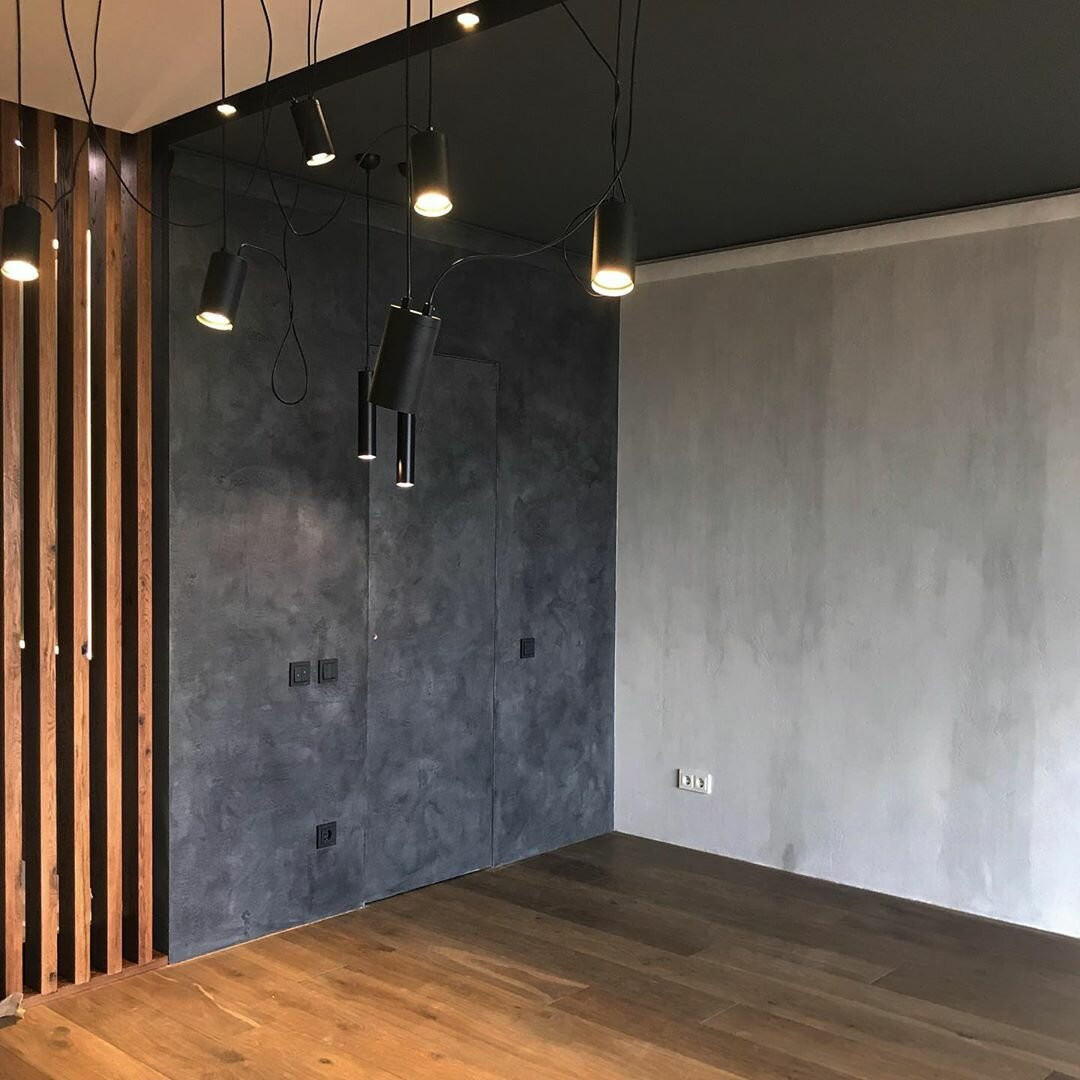 Фактурные стены в квартире