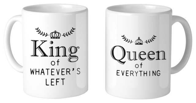 King And Queen Of Everything 11oz Coffee Mug Set 2 King And Queen Of Everything 11oz Coffee Mug