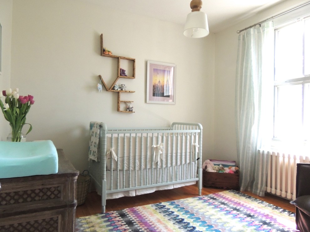 Design ideas for an eclectic nursery in Montreal.
