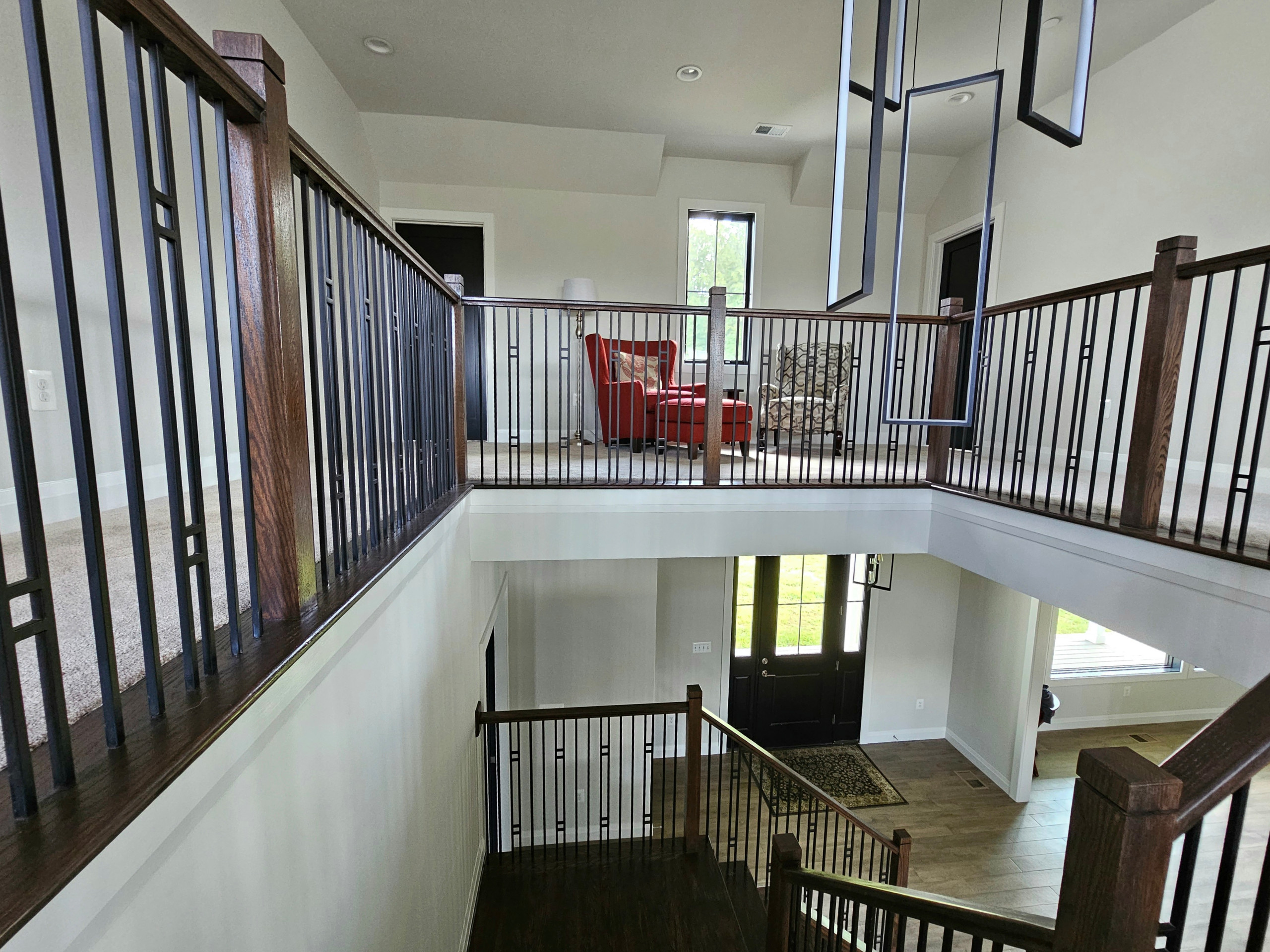 109_Impressive Floating Staircase in Countryside Retreat, Upper Marlboro, MD