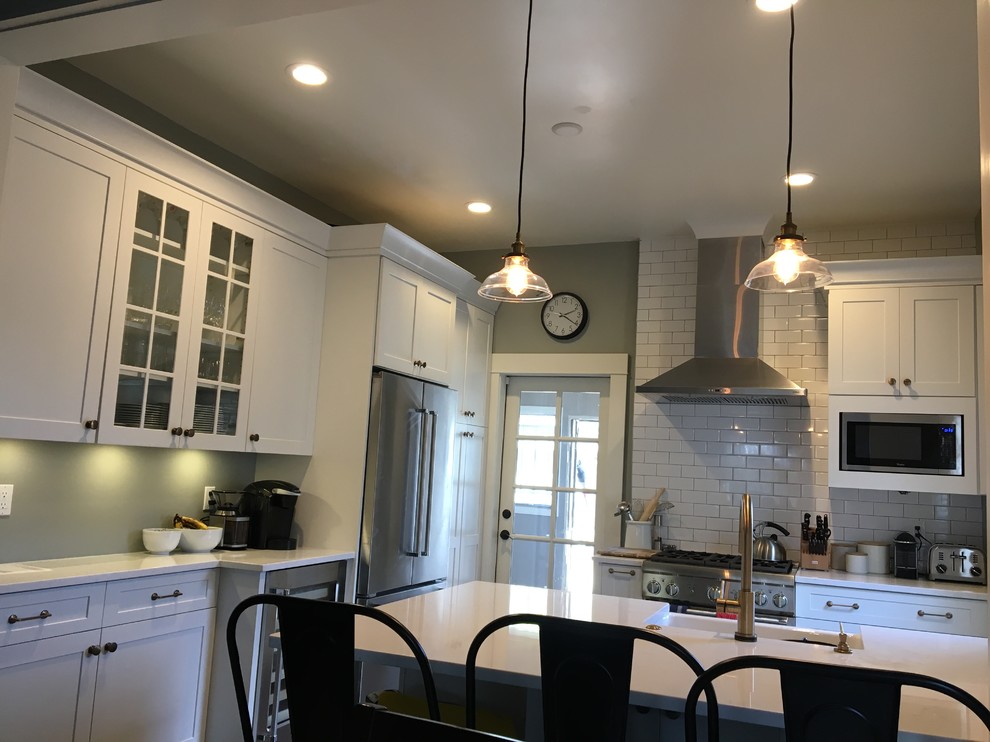 Inspiration for a transitional kitchen remodel in Denver